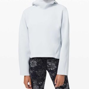 Lululemon white/grey airwrap hoodie
